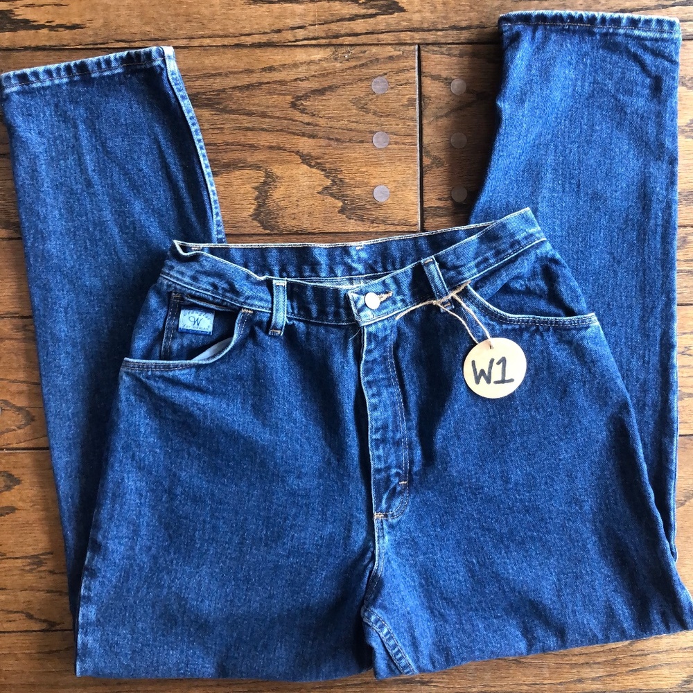 Wrangler Denim, thrifted, vintage denim jeans - Picture 1 of 3